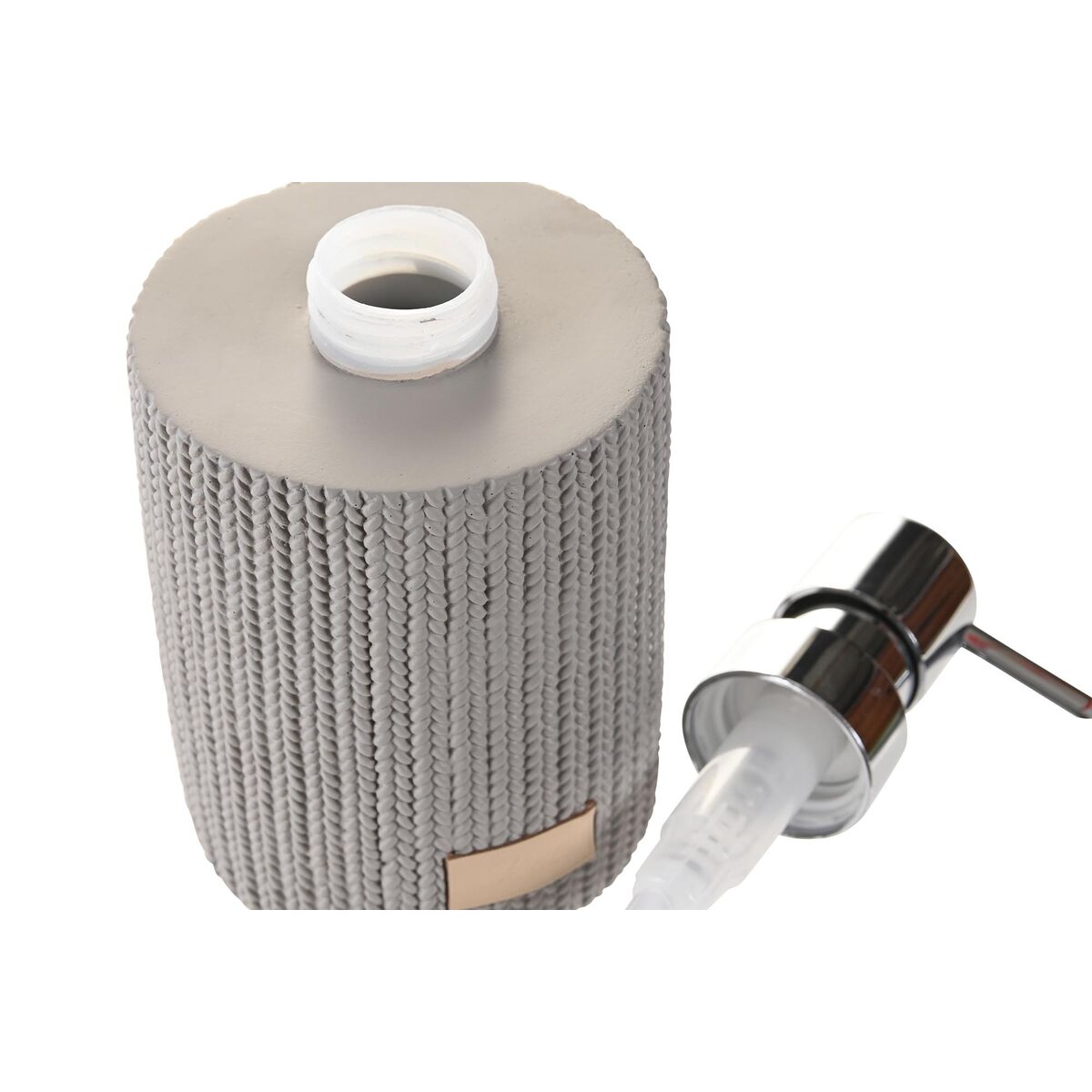 Sæbedispenser DKD Home Decor Grå Cement polypropylen